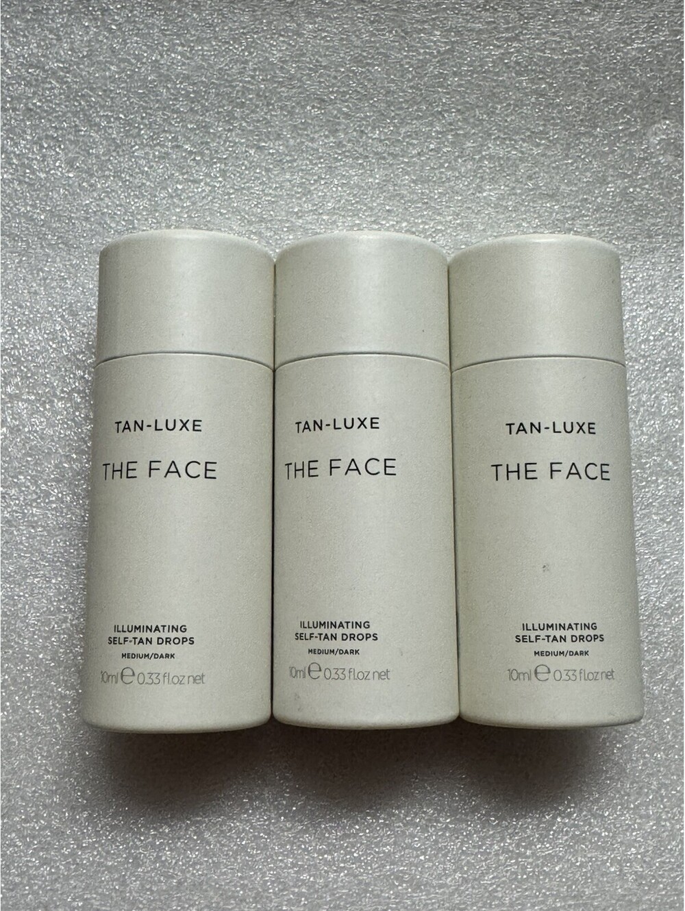 Lot 3 Tan-Luxe THE FACE Illuminating Self-Tan Drops 10mL / .33 fl OZ *NIB*